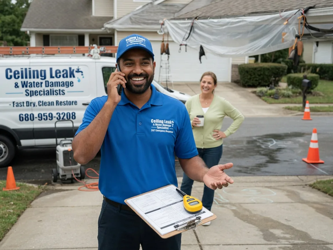 Ceiling Leak Cleanup Clinton, WI FAQs